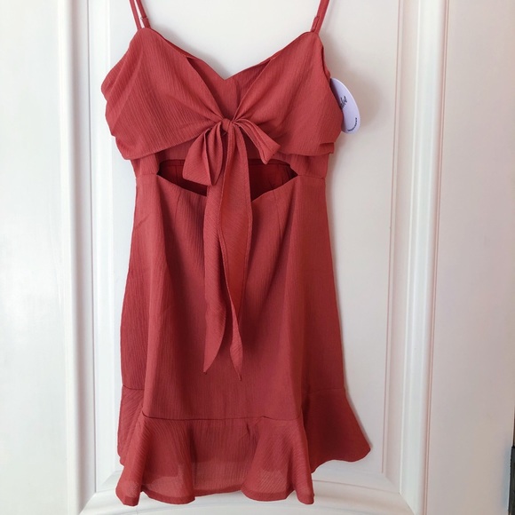Peppermayo Dresses & Skirts - Burnt orange Australian mini dress!